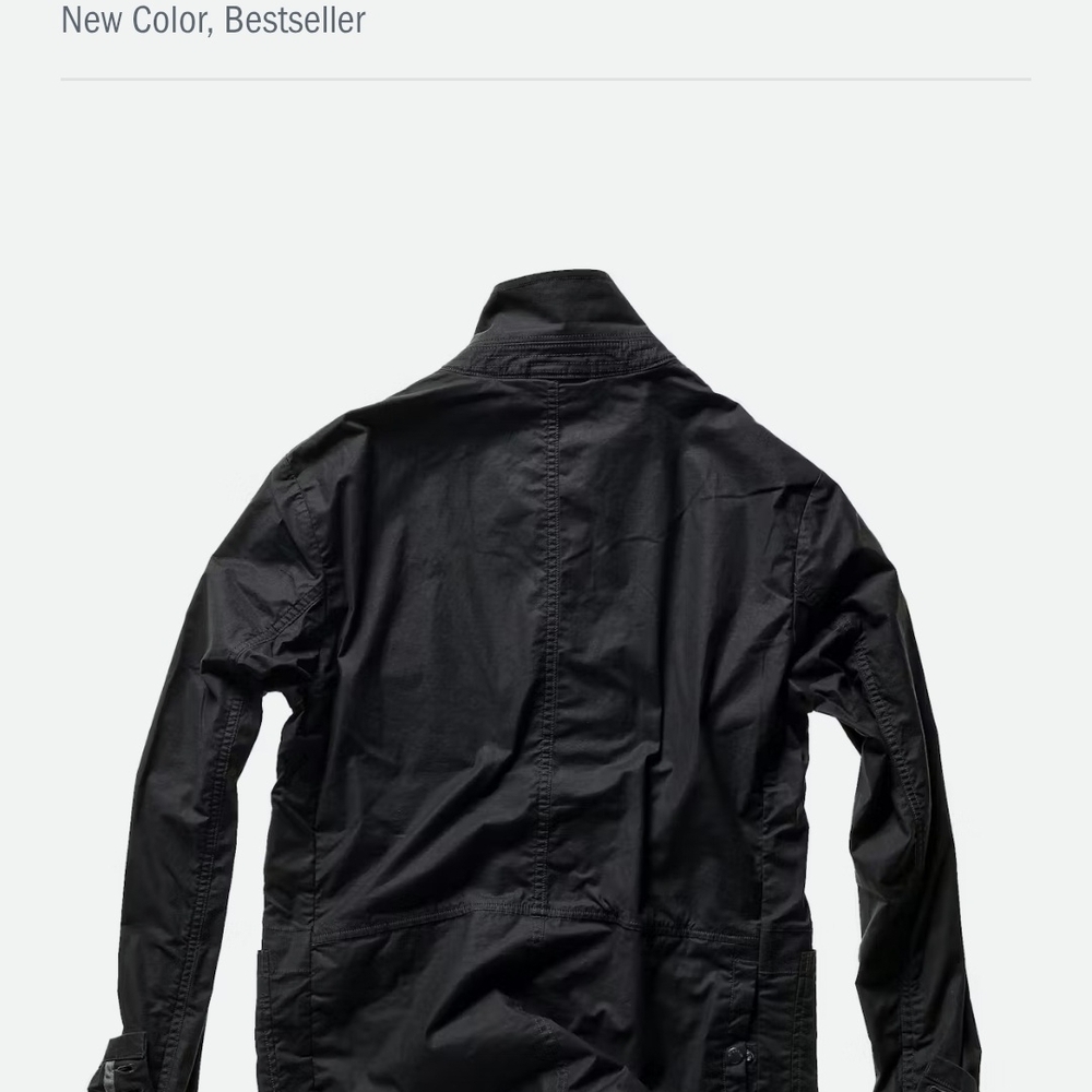 Relwen Black Lightweight Jacket NWT - Picture 10 of 16